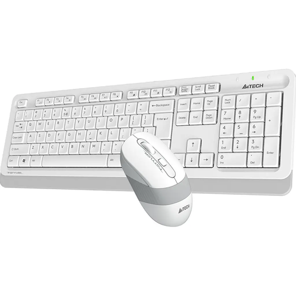 Комплект клавіатура + миша A4Tech Fstyler FG1010 White/Gray [114625] - фото 2