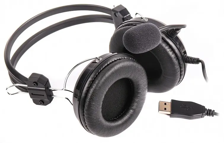 Навушники A4Tech HU-35 Black - фото 3