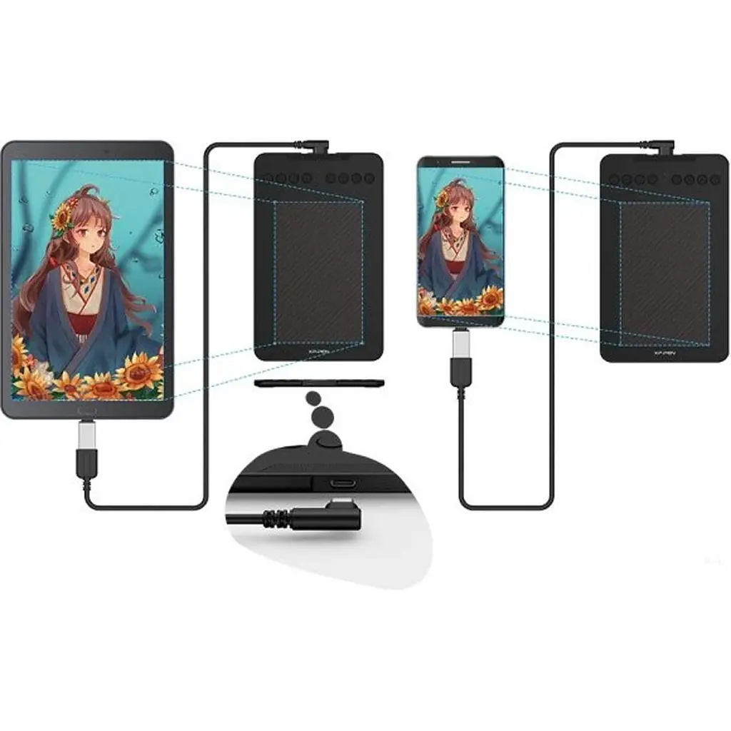 Графічний планшет XP-Pen Deco Mini7W Black [157574] - фото 12