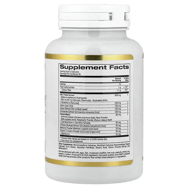 Поддержка печени и желчного Advanced Liver Support 90 капсул CGN vit0005146 - фото 2