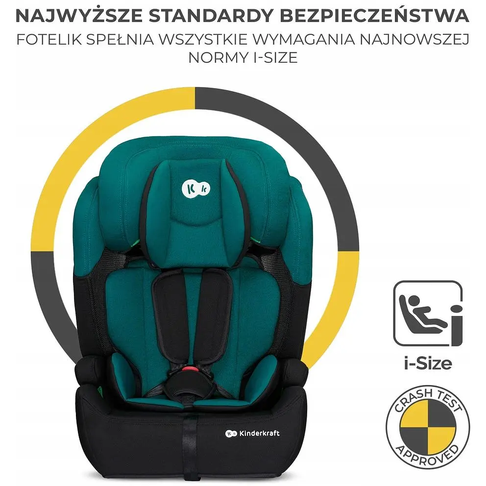 Автокрісло Kinderkraft Comfort Up i-Size Green - фото 9