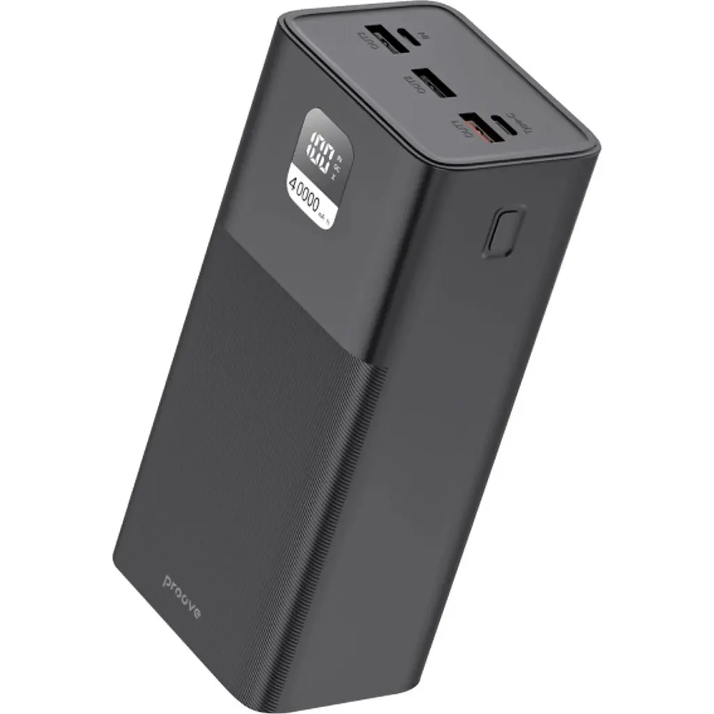 Зовнішній акумулятор Proove Giant Lite 40000mAh 22.5W Dark Gray (PBGI20312201) [117505] - фото 2