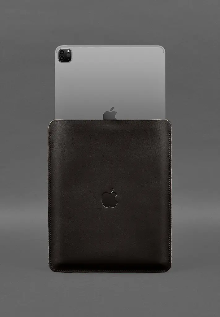 Кожаный чехол-футляр для iPad Pro 12,9 Темно-коричневый - фото 3
