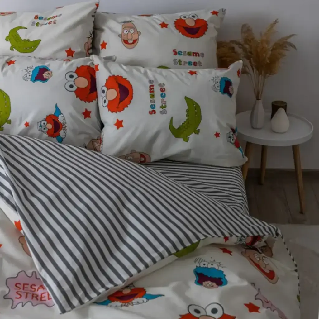 Постільна білизна ТЕП Soft Dreams Sesame Faces 70x70 полуторна білий - фото 3