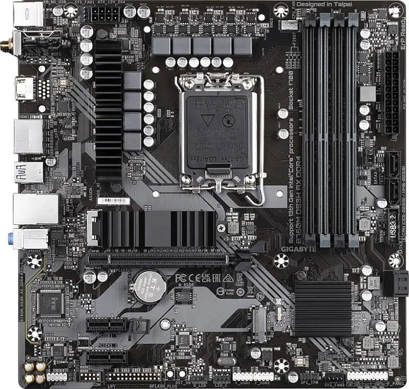 Материнська плата Gigabyte B760M DS3H AX DDR4 Socket 1700 - фото 5