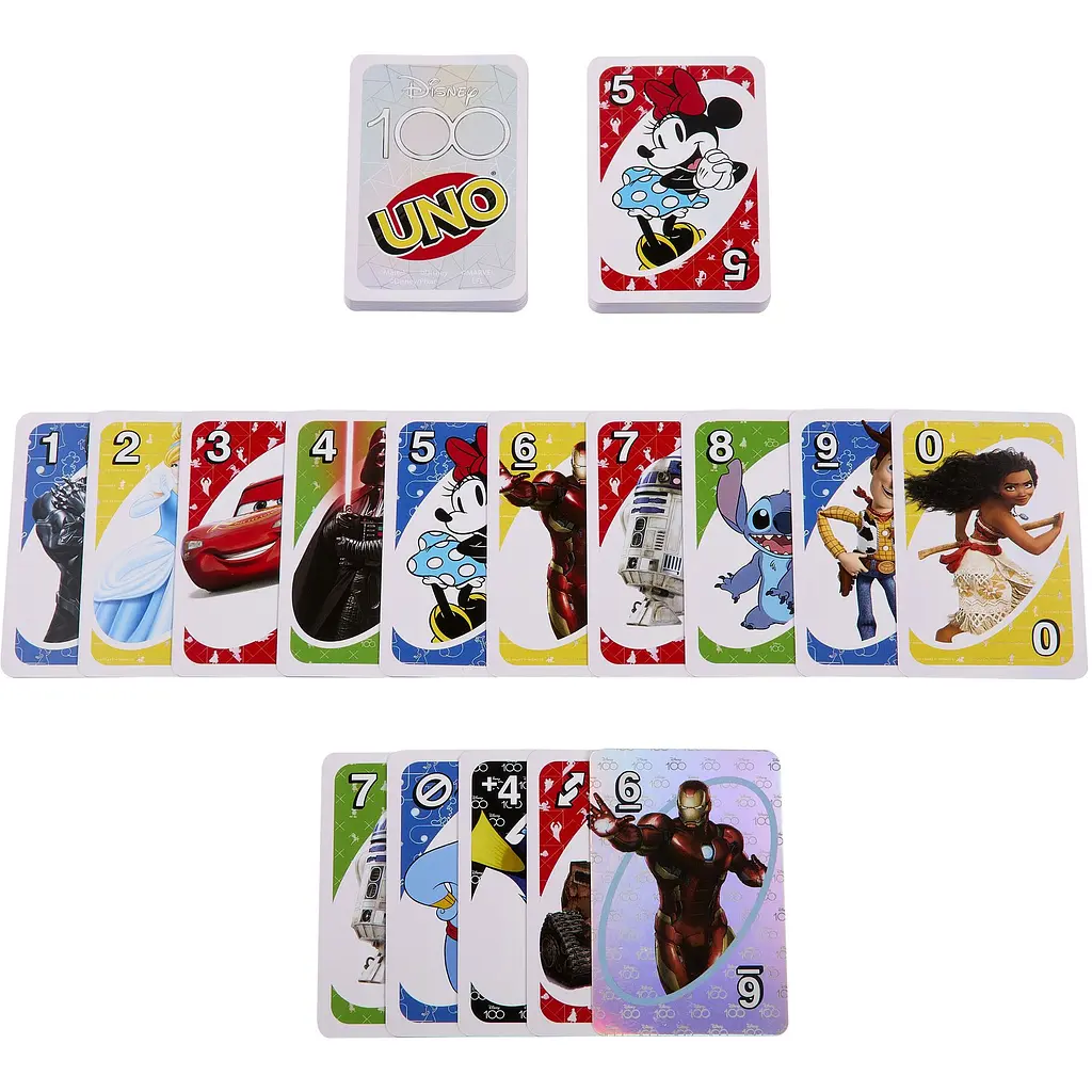 Настольная игра Mattel UNO Disney 100 (HPW21) - фото 5