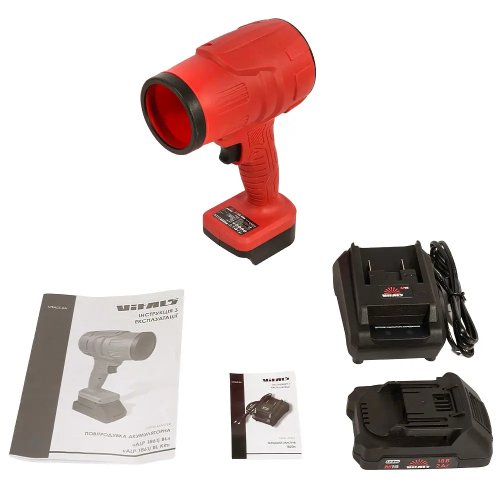 Повітродувка акумуляторна Vitals Master ALP 1861j BL Kit (240471) - фото 7