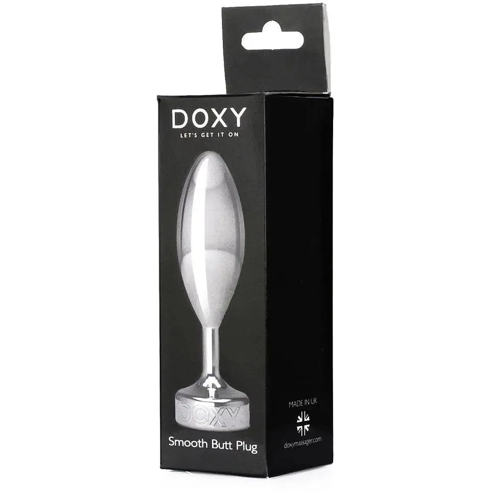 Металлическая анальная пробка Doxy Butt Plug Smooth гладкая диаметр 3.3 см - фото 5