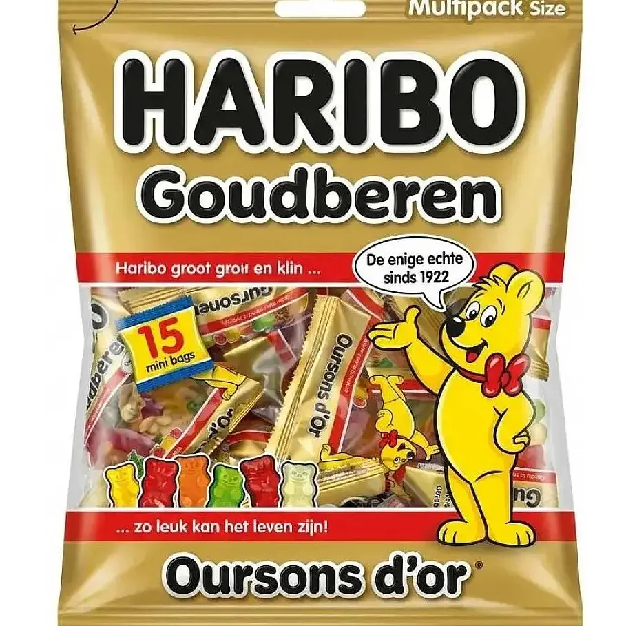Желейні цукерки Haribo Goldbaren mini 375 г (4001686307465)