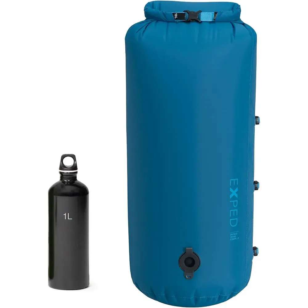 Гермомешок Exped Drybag Versa Compression 19 синий - фото 2