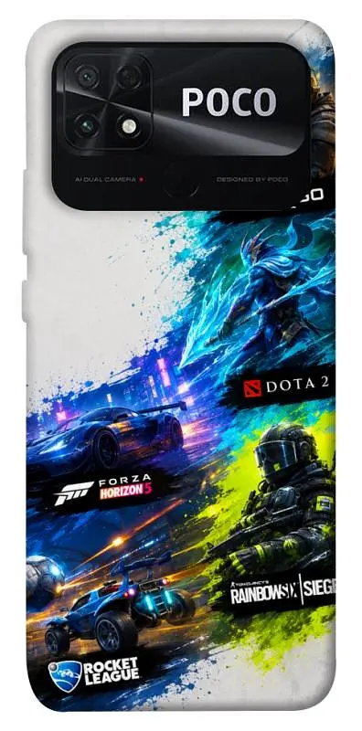 TPU чохол Demsky Full Throttle для Xiaomi Poco C40