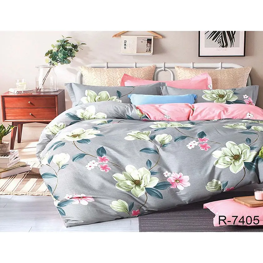Комплект постільної білизни з компаньйоном (R7405) 1,5-спальний TAG tekstil pbe0040869 - фото 2