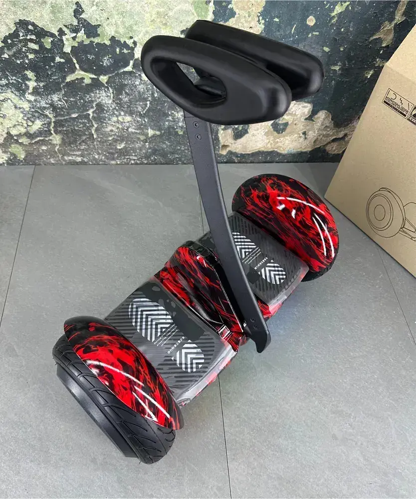 Сігвей міні Ninebot MiniRobot та LED колеса Mini Галактика Червоне Полум'я - фото 3