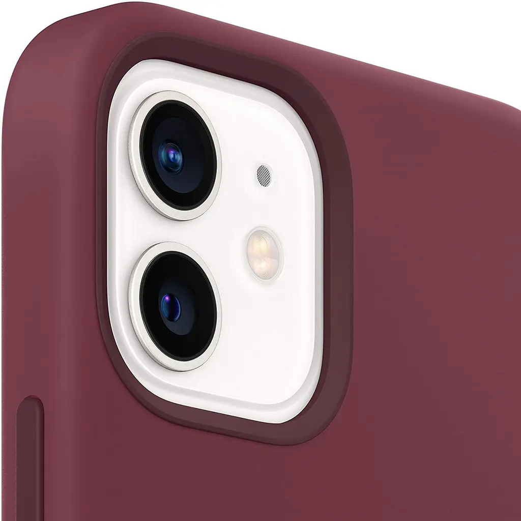 Чохол Silicone Case з MagSafe для Apple iPhone 12/12 Pro (Plum) ААА [53710] - фото 3