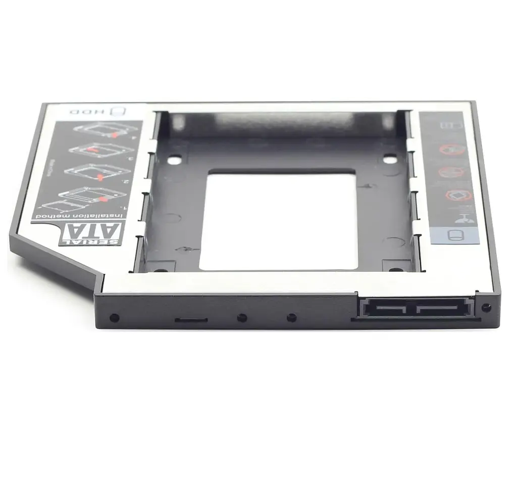 Зовнішня кишеня Gembird HDD 2,5" для ноутбука в отсек CD-ROM MF-95-02 (12.5 мм) (MF-95-02) - фото 2