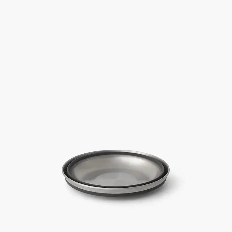 Миска складна Sea To Summit Detour Stainless Steel Collapsible Bowl M Beluga Black (1033-STS ACK039011-050101) - фото 2