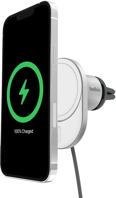 Belkin Автомобільний тримач смартфона Belkin Qi2 з бездротовою зарядкою (дефлектор) - фото 3