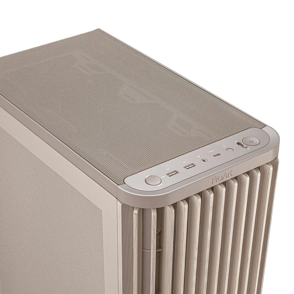 Корпус для ПК ASUS ProArt PA401 Wood Edition Mesh Beige (90DC00M7-B39000) - фото 2