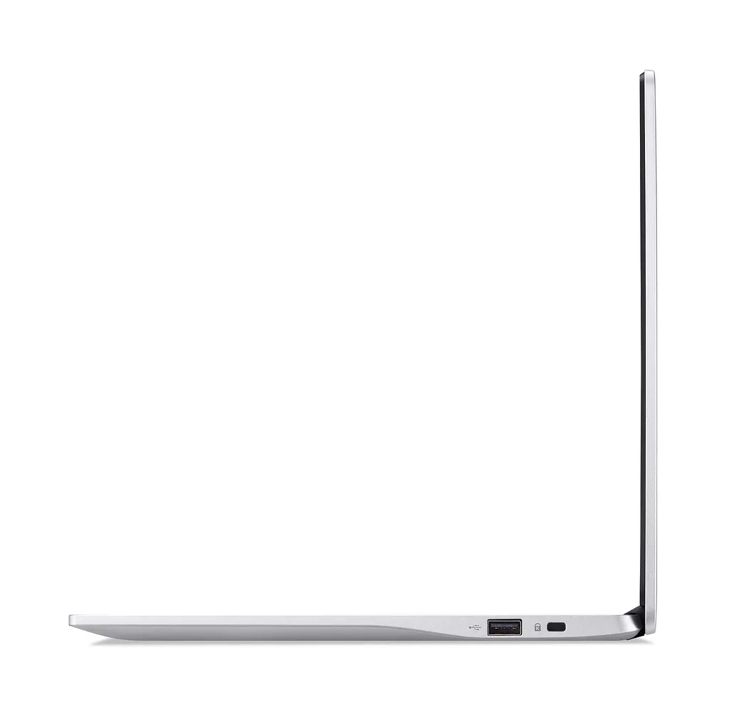 Ноутбук Acer Chromebook CB314-2H 14' FHD IPS, MediaTek MT8183, 8GB, F128GB, UMA, ChromeOS, сріблястий (NX.AWFEU.001) - фото 4