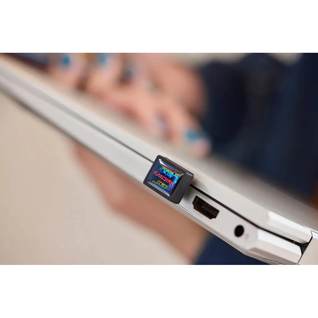 USB флеш накопичувач SanDisk 128GB Extreme Fit Black Type-C (SDCZ530-128G-G46) - фото 3