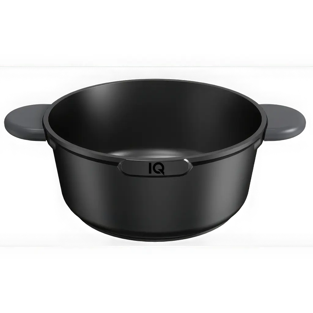 Каструля IQ Be Creative алюмінієва з кришкою 24 см 4.2 л (IQ-2047-24) - фото 3