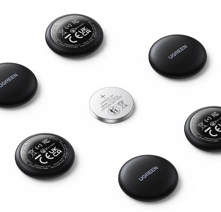 Умный Брелок UGREEN CM520 для поиска людей вещей (ключей) 240 мАч Bluetooth Anti-Lost Black (60387) - фото 4