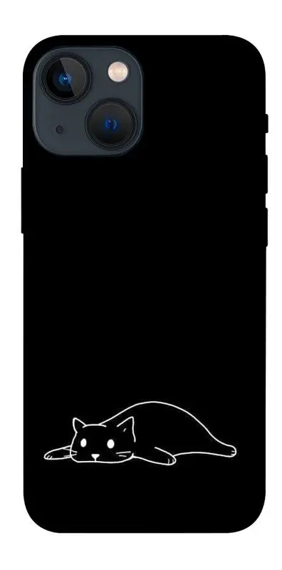 TPU чохол Demsky Lazy cat для Apple iPhone 13 mini (5.4")