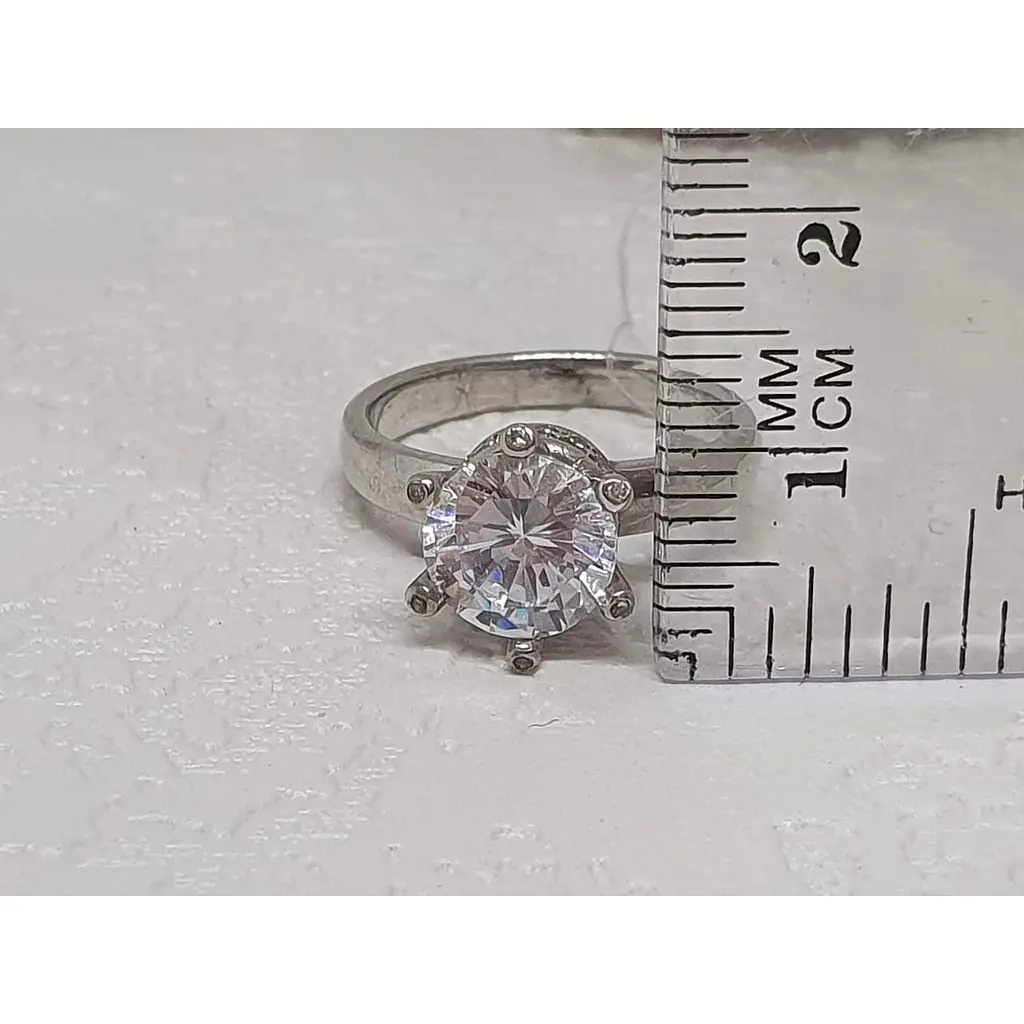 Серебряное кольцо Qvaliz с фианитами. 90100437 16,5 - фото 5