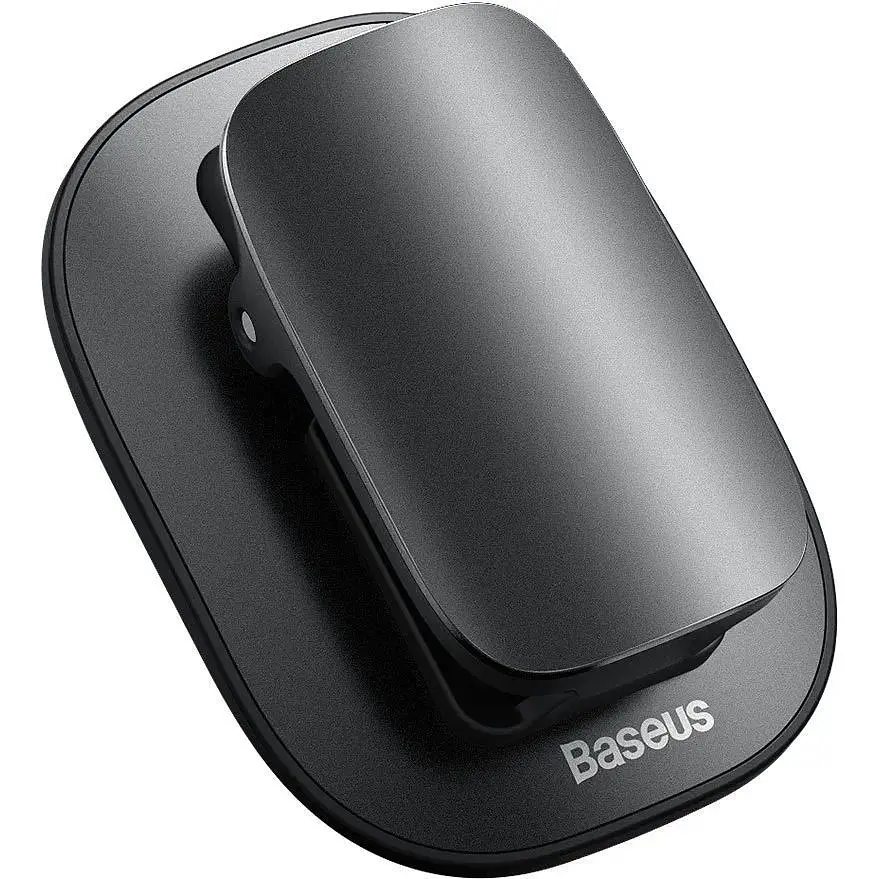 Автотримач для окулярів Baseus Platinum Vehicle Eyewear Clip Paste Type black (ACYJN-A01) - фото 3