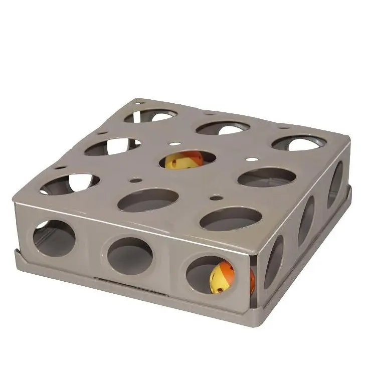 Игрушка для кошек Georplast Tricky, два мяча, 25x25x9 см, в ассортименте - фото 4