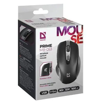 Комп'ютерна мишка Defender Prime MB-053 Silent Wireless Black (52053) - фото 4
