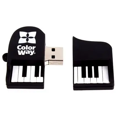 USB флеш накопитель ColorWay Piano 64 GB 3.0 Black (CW-USBPO64) - фото 6