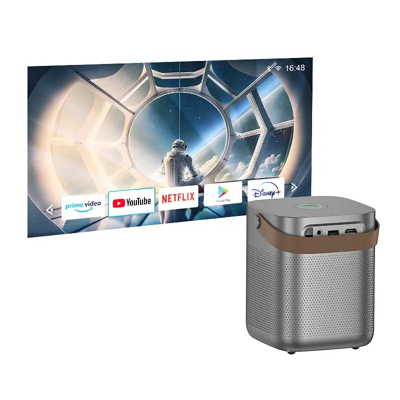 Проектор HOCO DT4 Wi-Fi 2.4/5 ГГц Smart full autofocus projector (720P Android version) EU (6942007645126) - фото 7