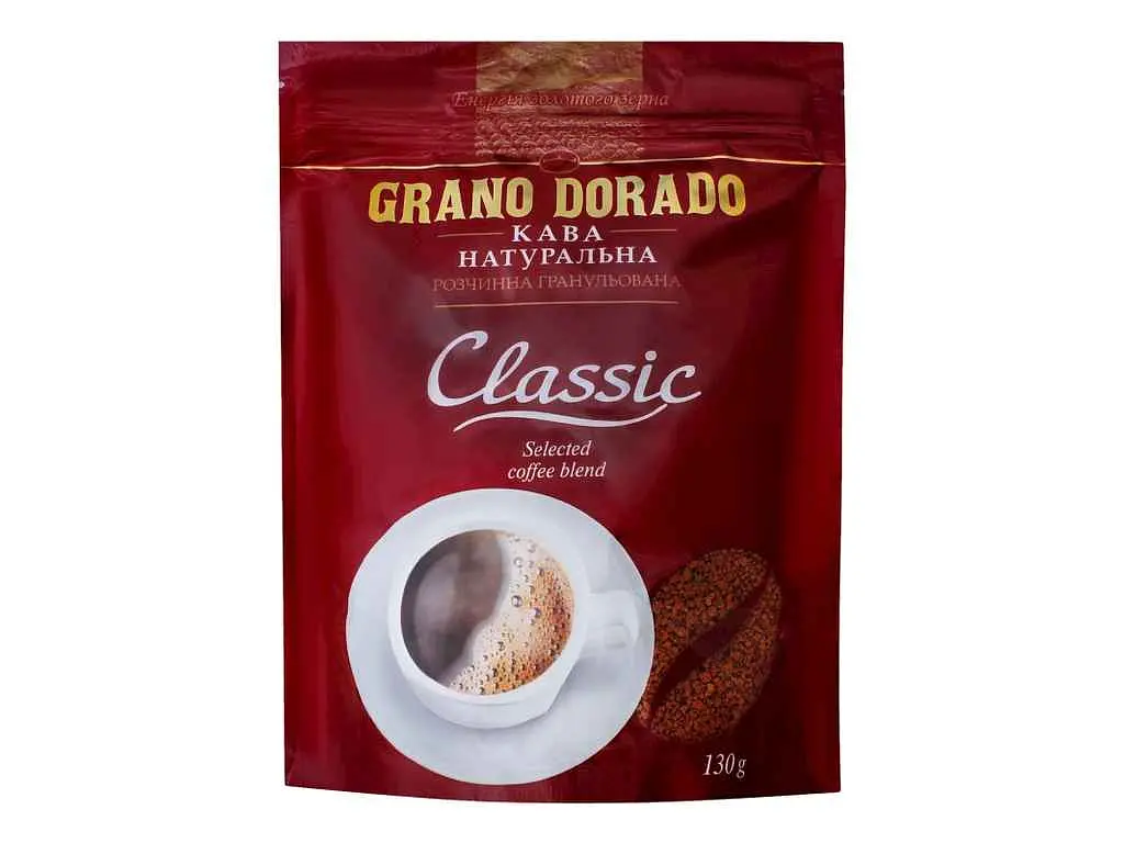 Кава розчинна Grano dorado 130г Classic Grano dorado,
