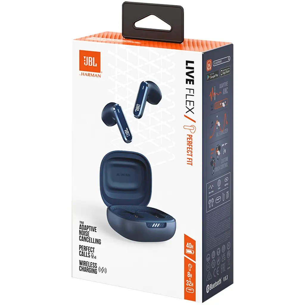 Навушники JBL Live Flex Blue (JBLLIVEFLEXBLU) - фото 11