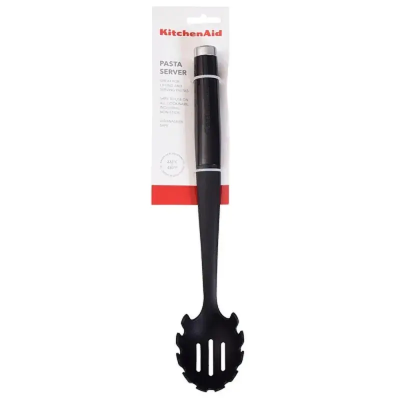 Ложка кухарська KitchenAid Classic для спагеті 33,7 см чорний (KCG005OHOBE) - фото 5