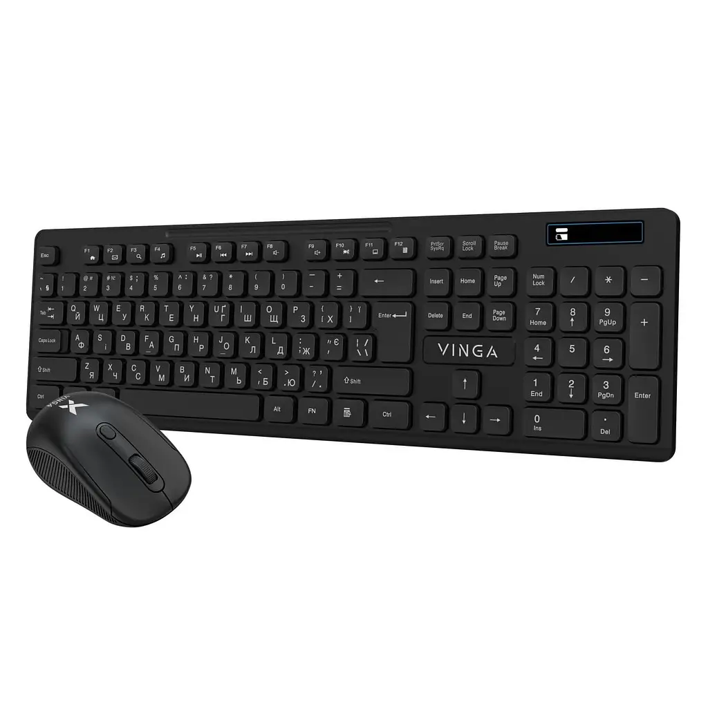 Комплект (Клавіатура та миша) Vinga KBSW-100 Wireless Black (KBSW-100) - фото 4