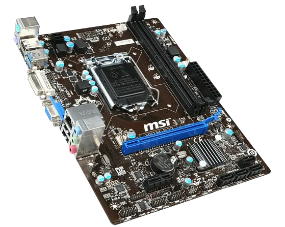 Материнська плата MSI H81M-P33 LGA 1150 (H81M-P33) Б/В - фото 2