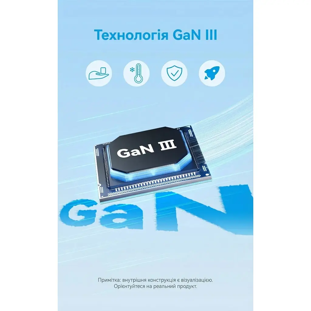 Зарядний пристрій Vention USB-C PD 20 Вт GaN білий (FEPW0-EU) - фото 5
