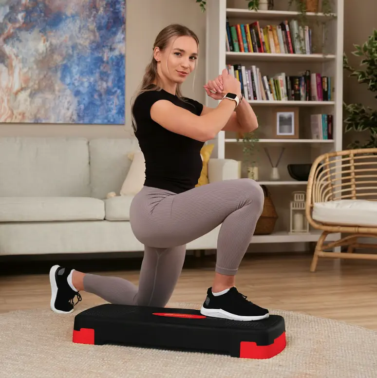 Степ платформа Hop-Sport HS-PP033AS чорно-червона - фото 5