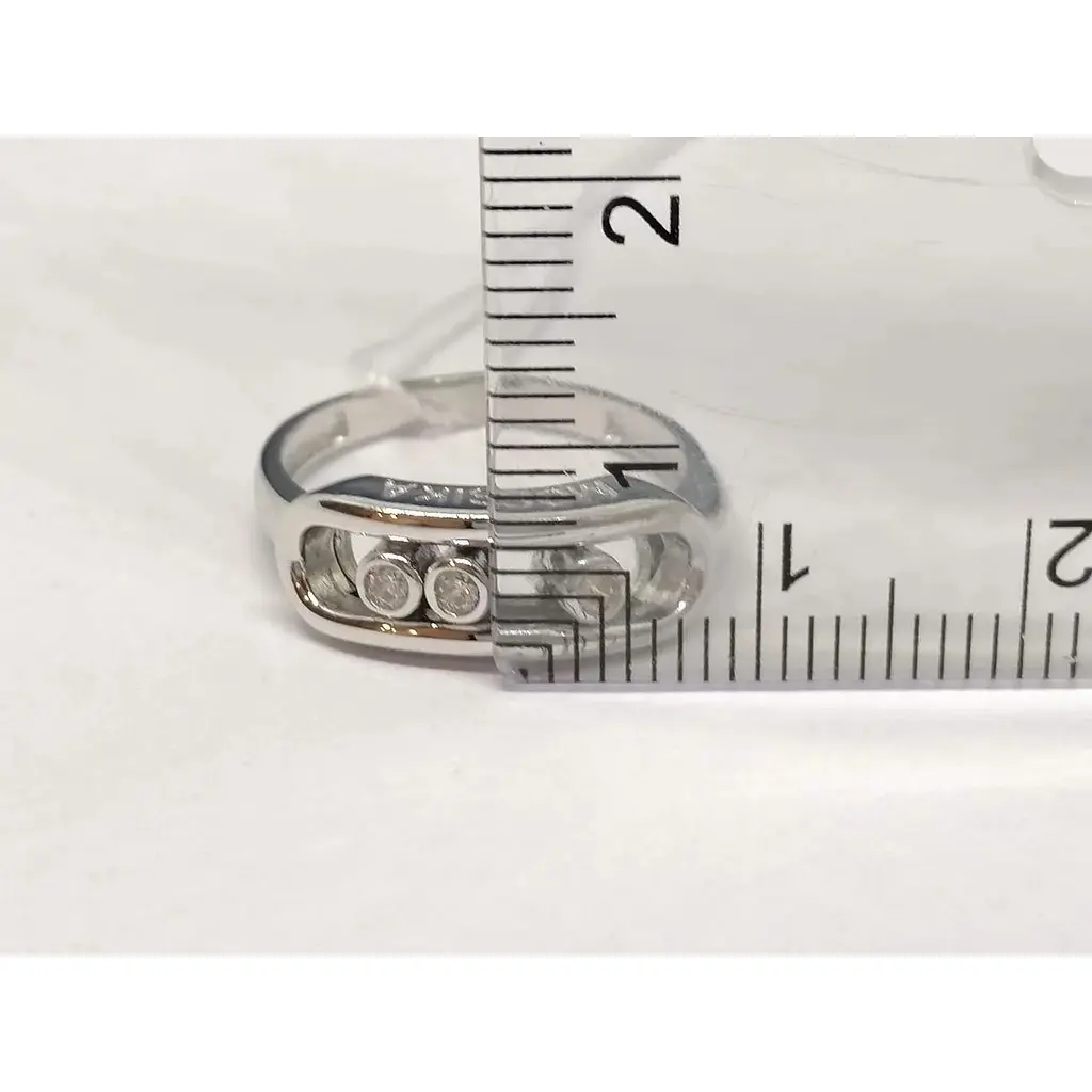 Золоте кільце Столична Ювелірна Фабрика з фіанітами. 154308Б 17,5 - фото 4