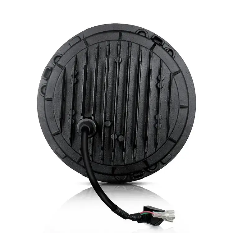 Фара LED ВАЗ 2101 2121 ВОЛГА ГАЗ КАМАЗ УАЗ 178 мм 7" 45W ближній+далекий+ходові вогніПД 210089 З 219263 - фото 5