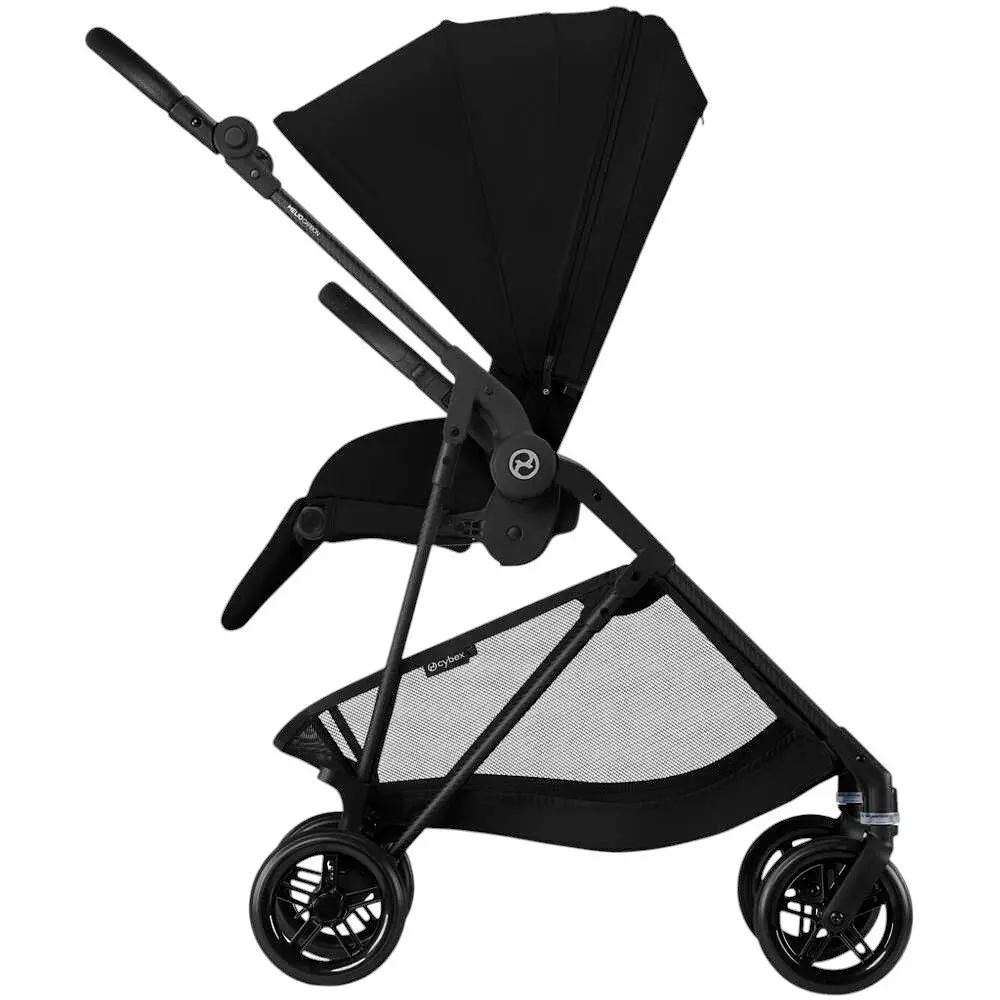 Коляска Cybex Melio Carbon B Magic Black з бампером (525000001) - фото 4