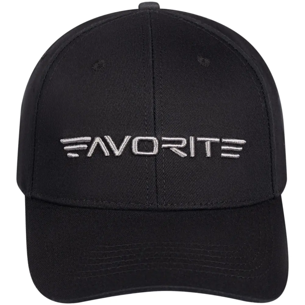 Кепка Favorite Long Silver Logo 58 Black - фото 2