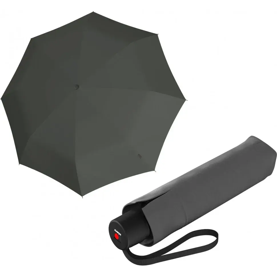 Парасоля складана Knirps A.050 Medium Manual Dark Grey