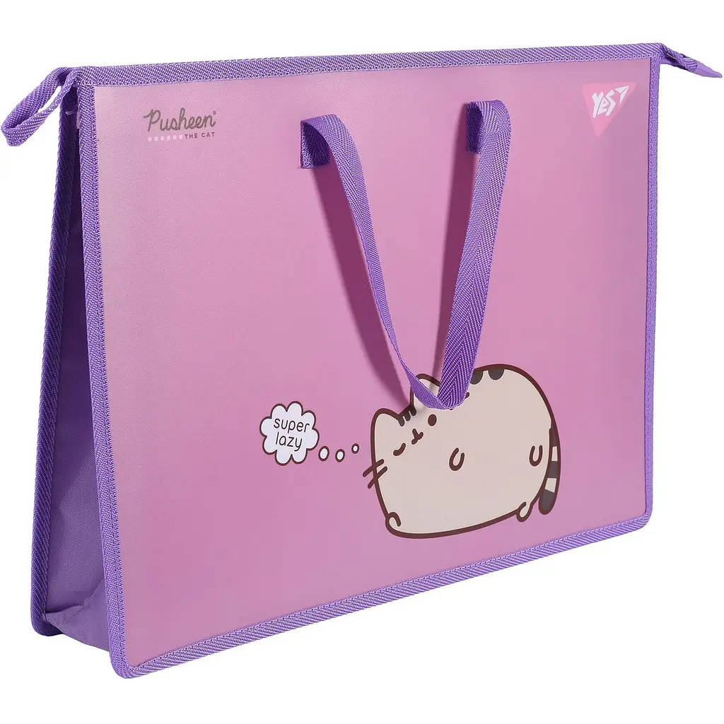 Папка-портфель Yes А3 Pusheen з тканинними ручками (492280) - фото 2