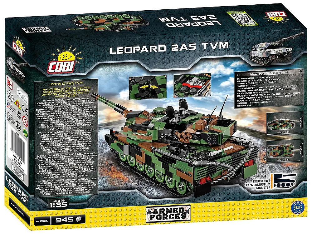 Конструктор COBI танк Леопард 2А5 2620 - фото 8