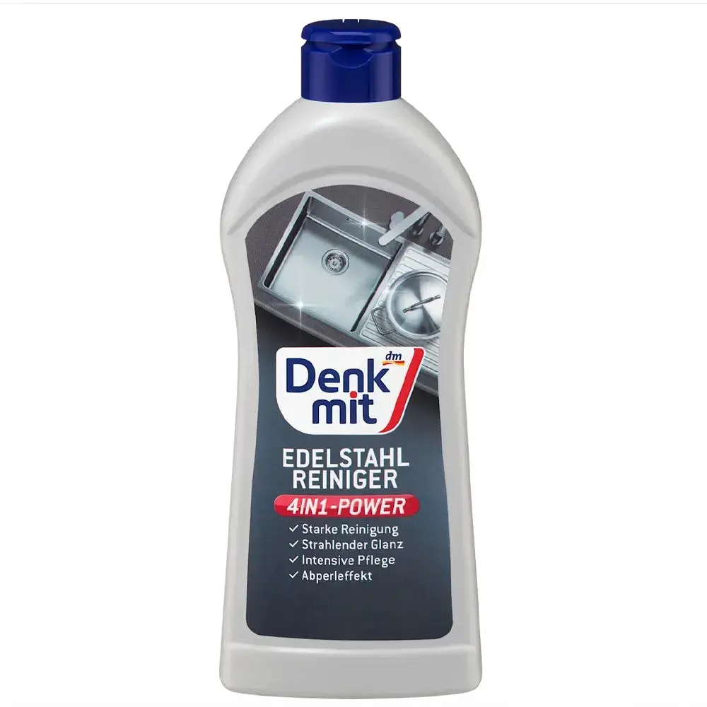 Засіб для чищення нержавіючої сталі DenkMit, 300 мл, з карнаубським воском