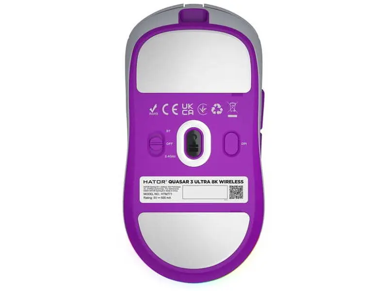 Миша Hator Quasar 3 Ultra 8K Wireless White (HTM771) - фото 7
