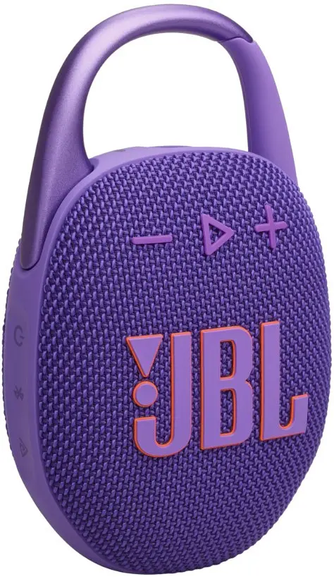 Портативна акустика JBL Clip 5 фіолетовий (JBLCLIP4PUR) (6980787) - фото 2